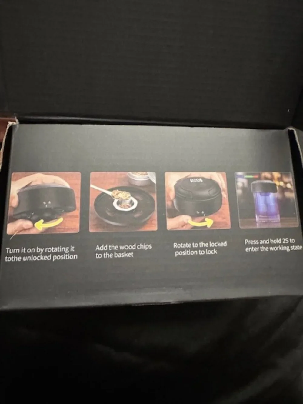 Cocktail Smoker Kit Built-in Lighter Electric No Butane Needed Smoke Infuser Set